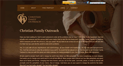 Desktop Screenshot of christianfamilyoutreach.com