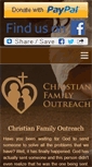 Mobile Screenshot of christianfamilyoutreach.com